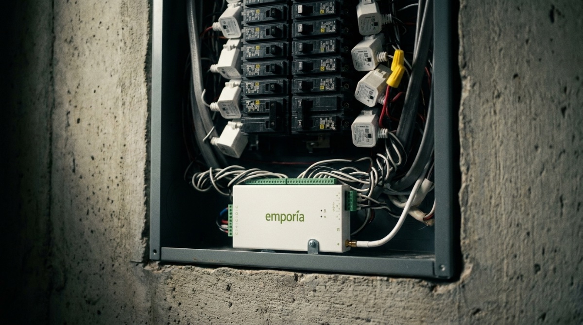 Electrical box with Emporia Vue